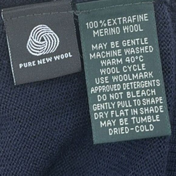 Rodd & Gunn Knit Sweater Merino Wool Dark Navy Blue Men’s XL - Picture 6 of 12